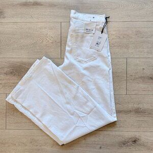 Joe's Jeans "Lou Lou" White Low Rise Wide Leg 28x32